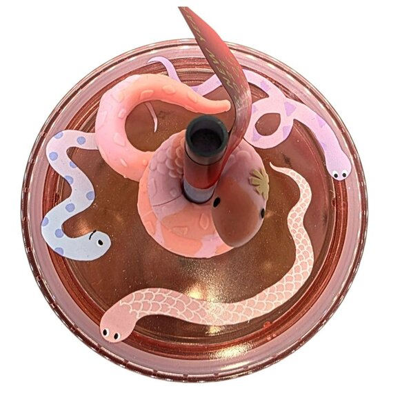 New Starbucks Cute Snake Tumbler Pastel 2025 Lunar New Year Cold Cup Mug 24oz - Picture 4 of 12